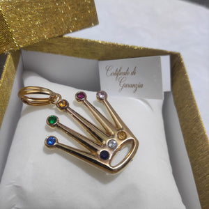 Ciondolo 18kt corona