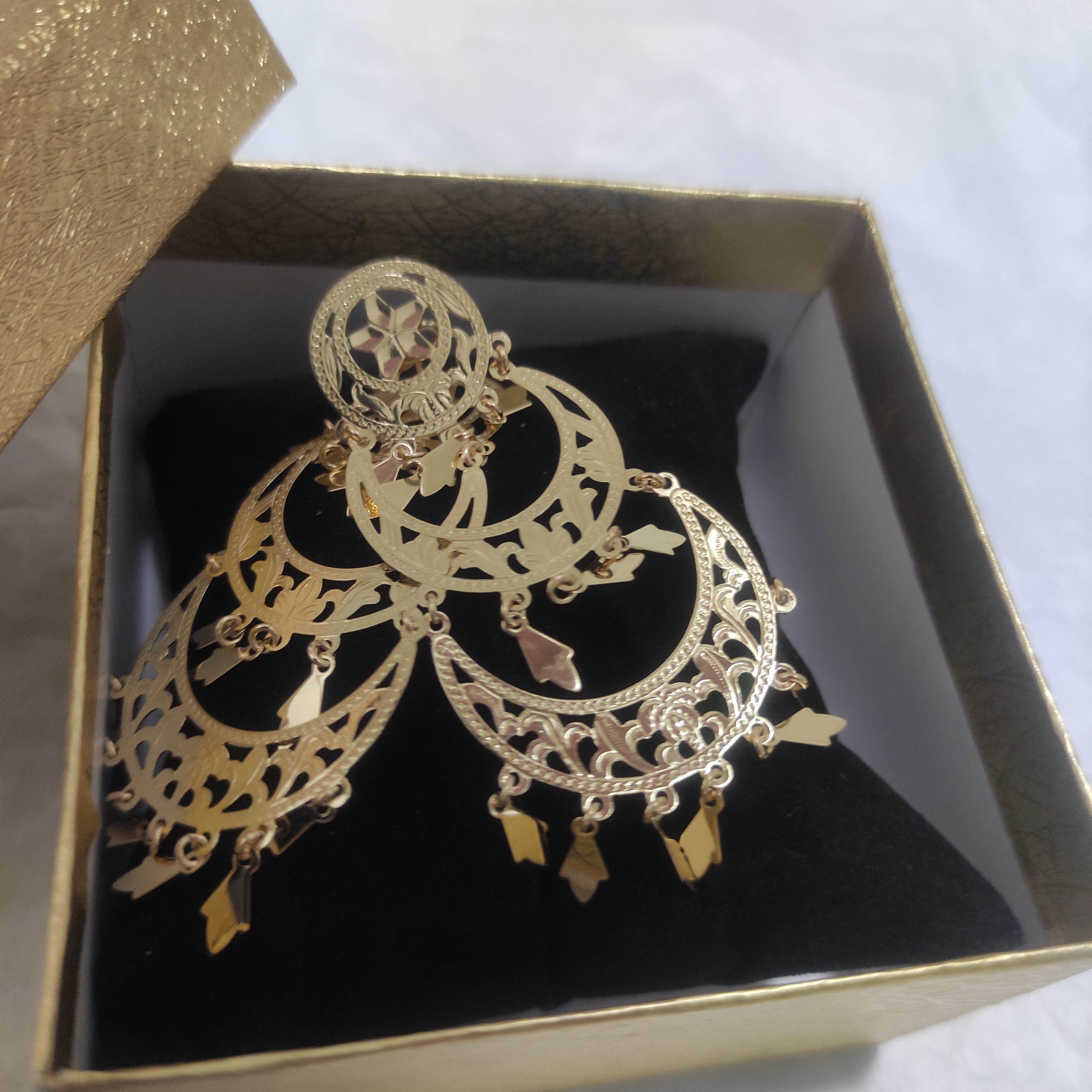 Orecchini zingara oro 18kt