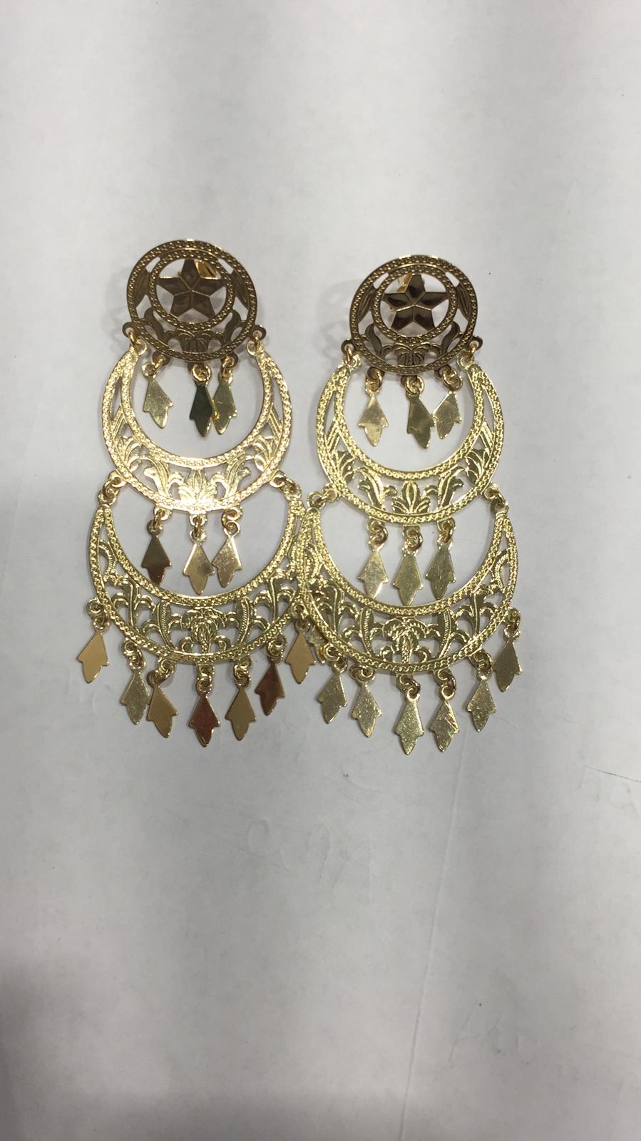 Orecchini zingara oro 18kt