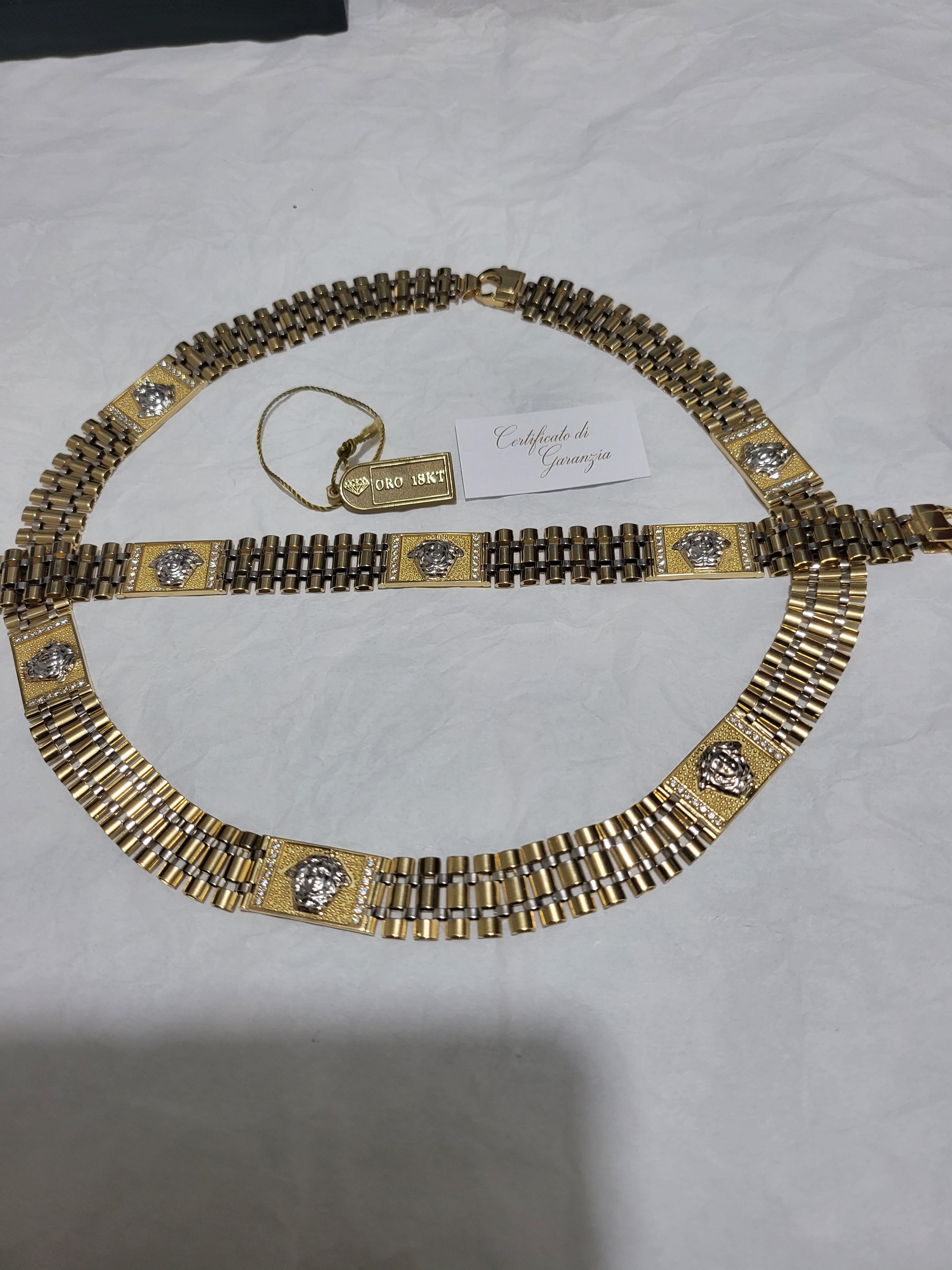 Completo unisex oro 18 kt 750%