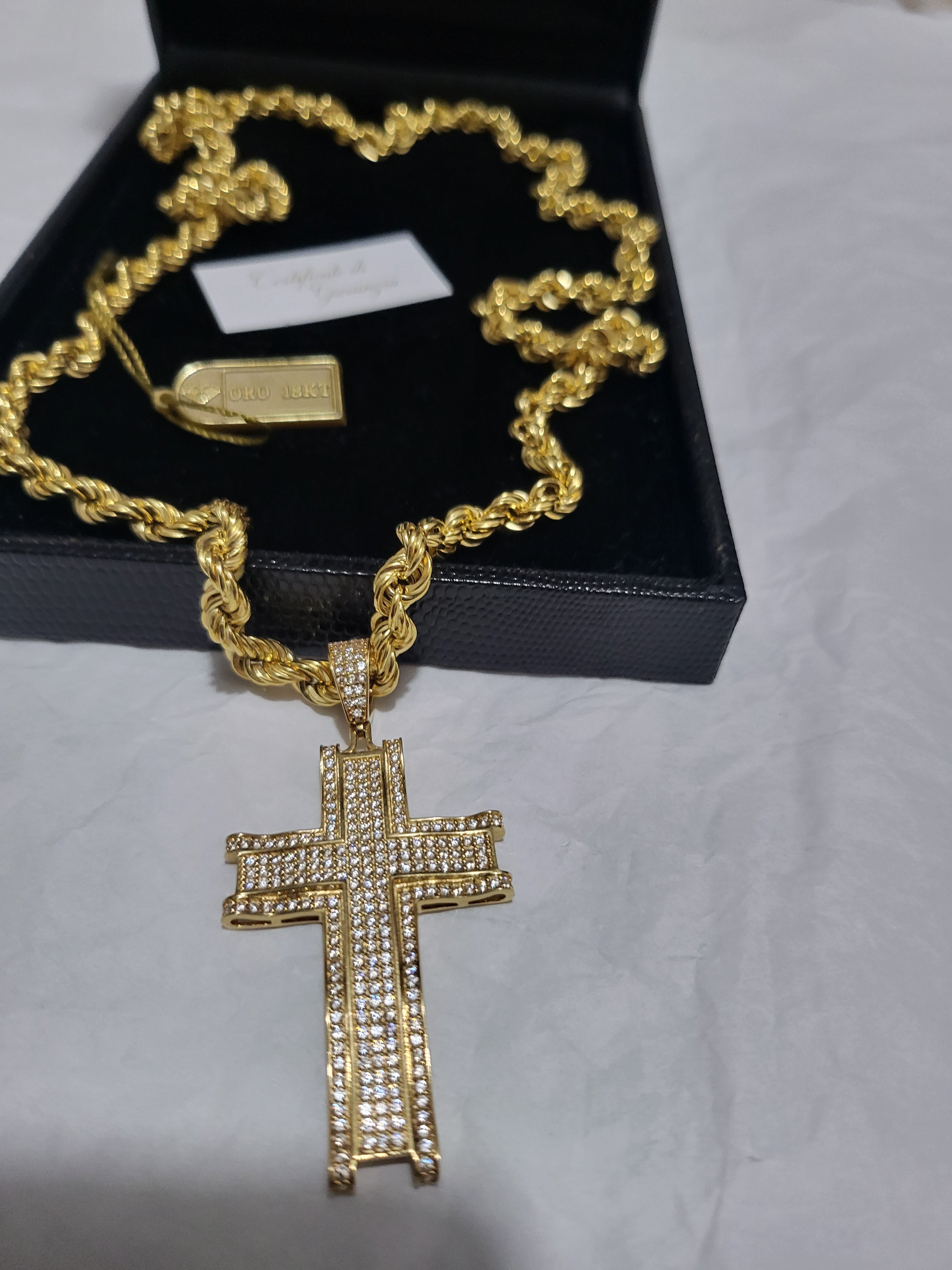 Collana oro 18kt 750%