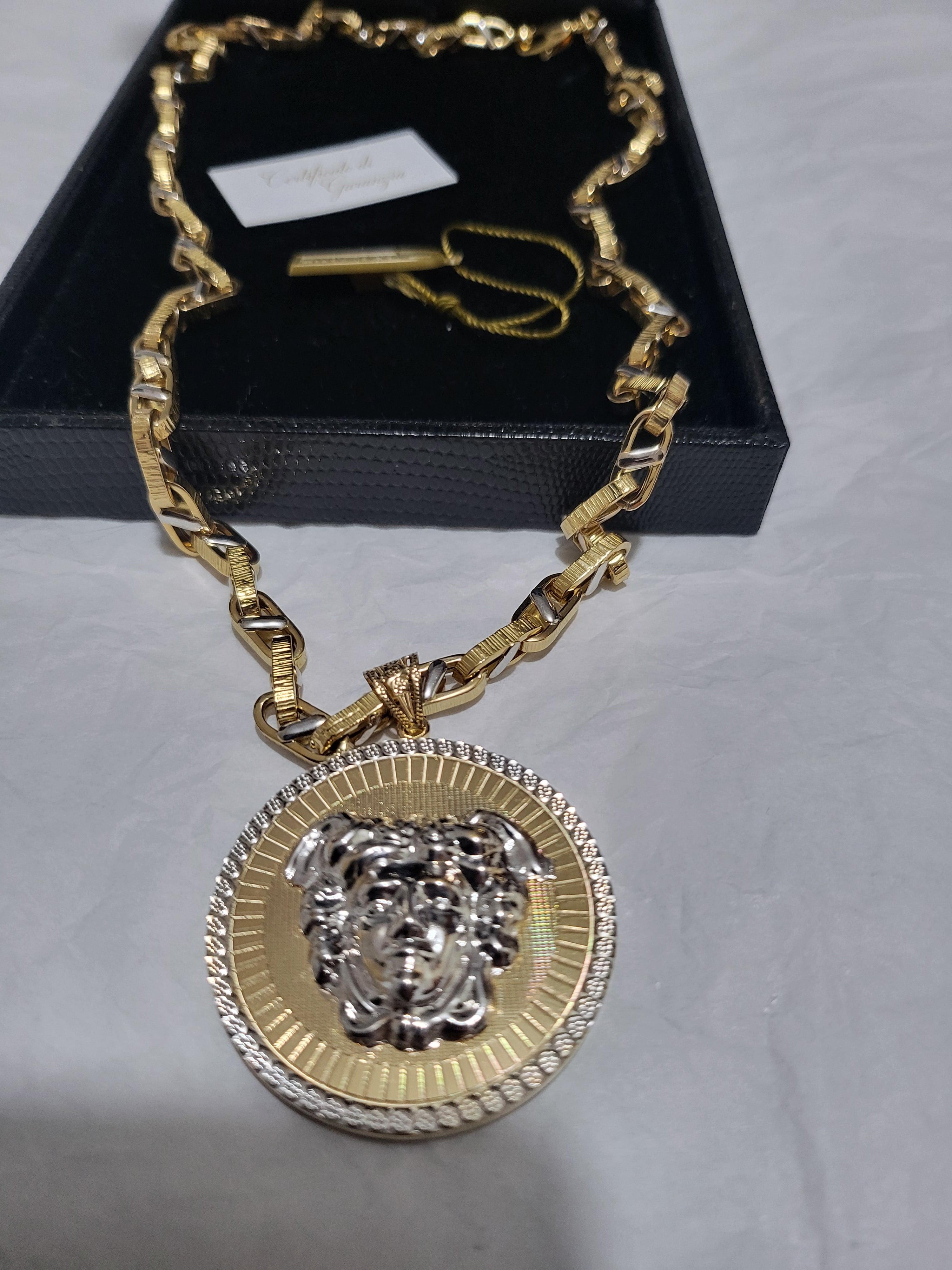 Collana oro 18kt 750%