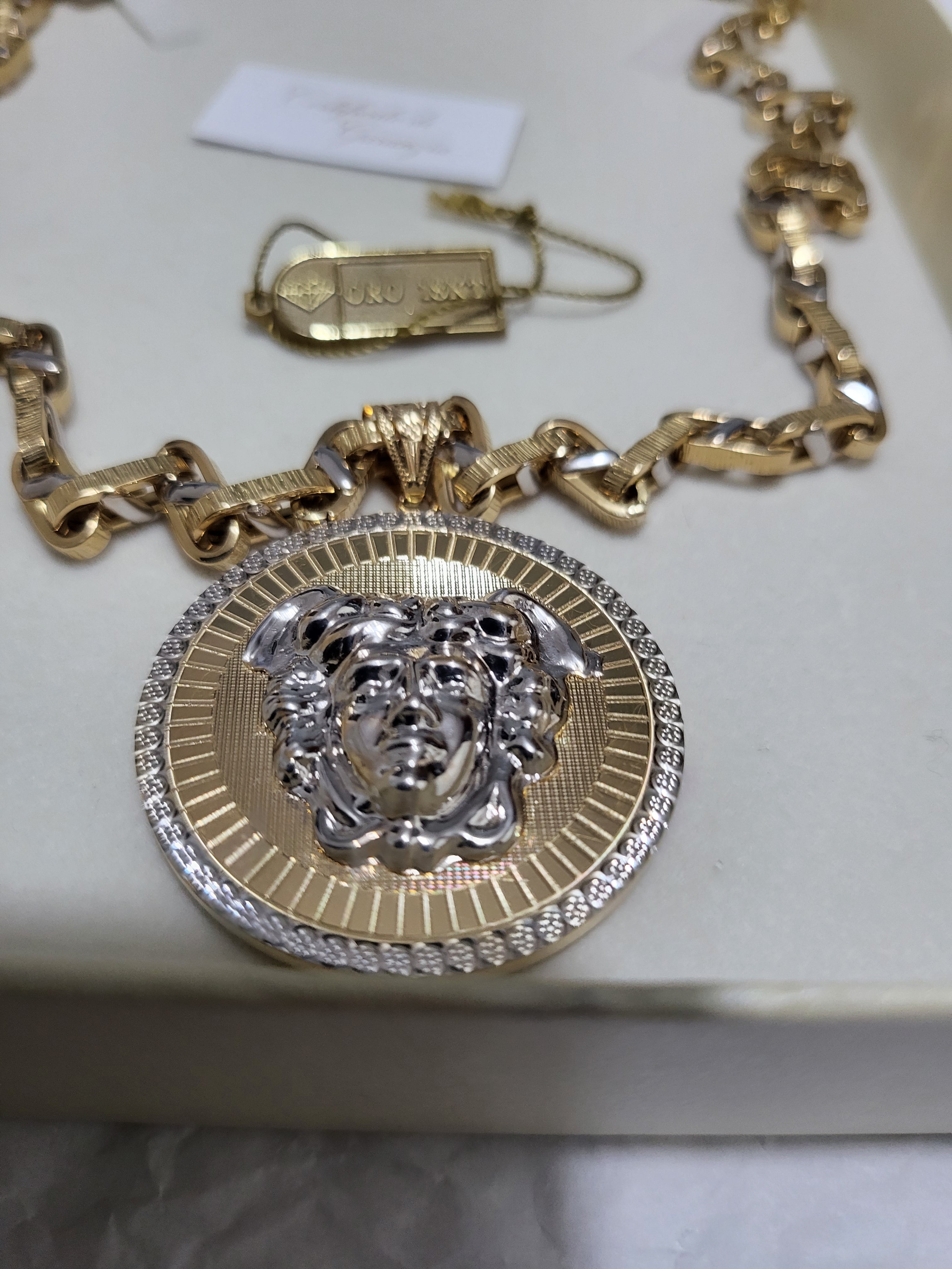 Collana oro 18kt 750%