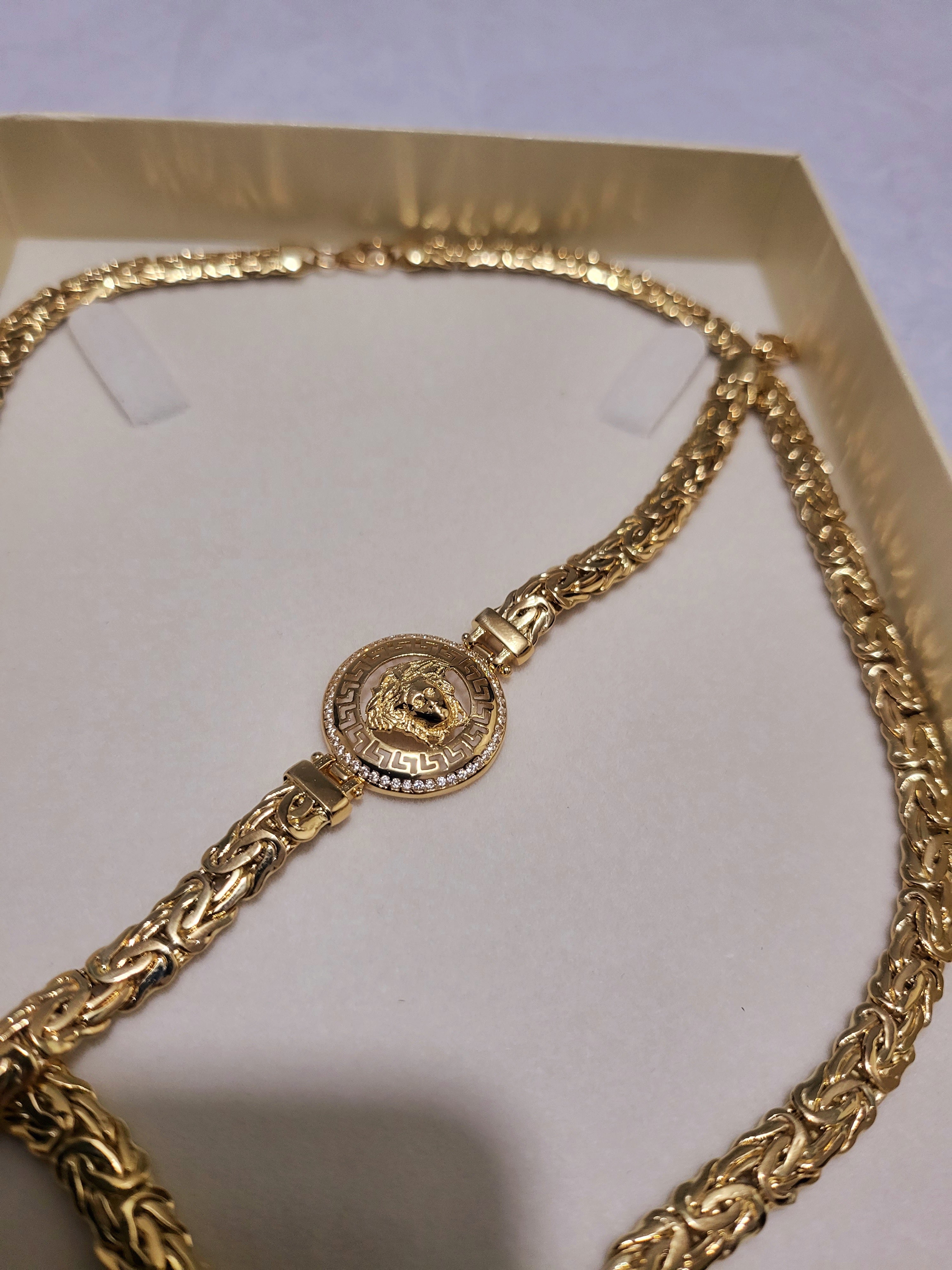 Completo oro 18kt 750%