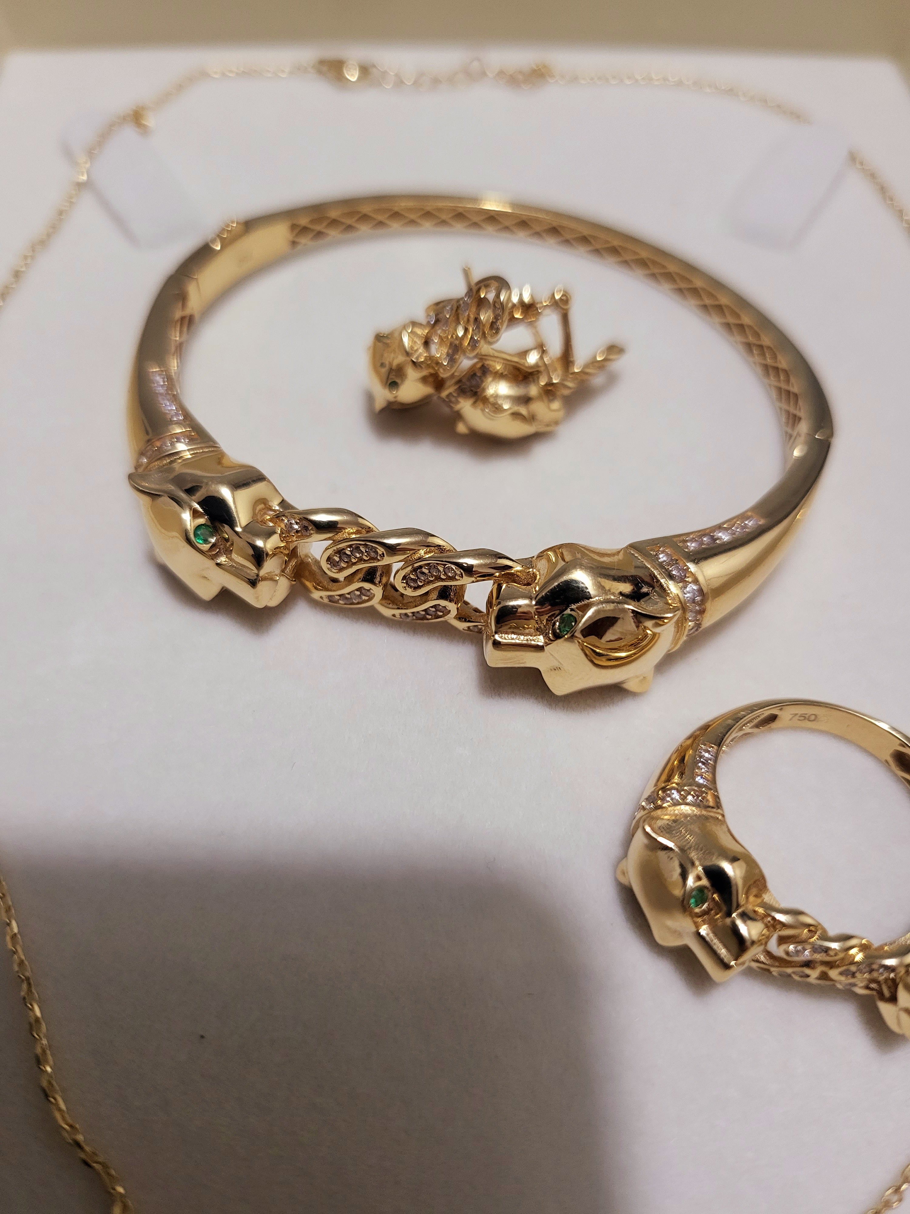 Completo donna oro 18kt 750%