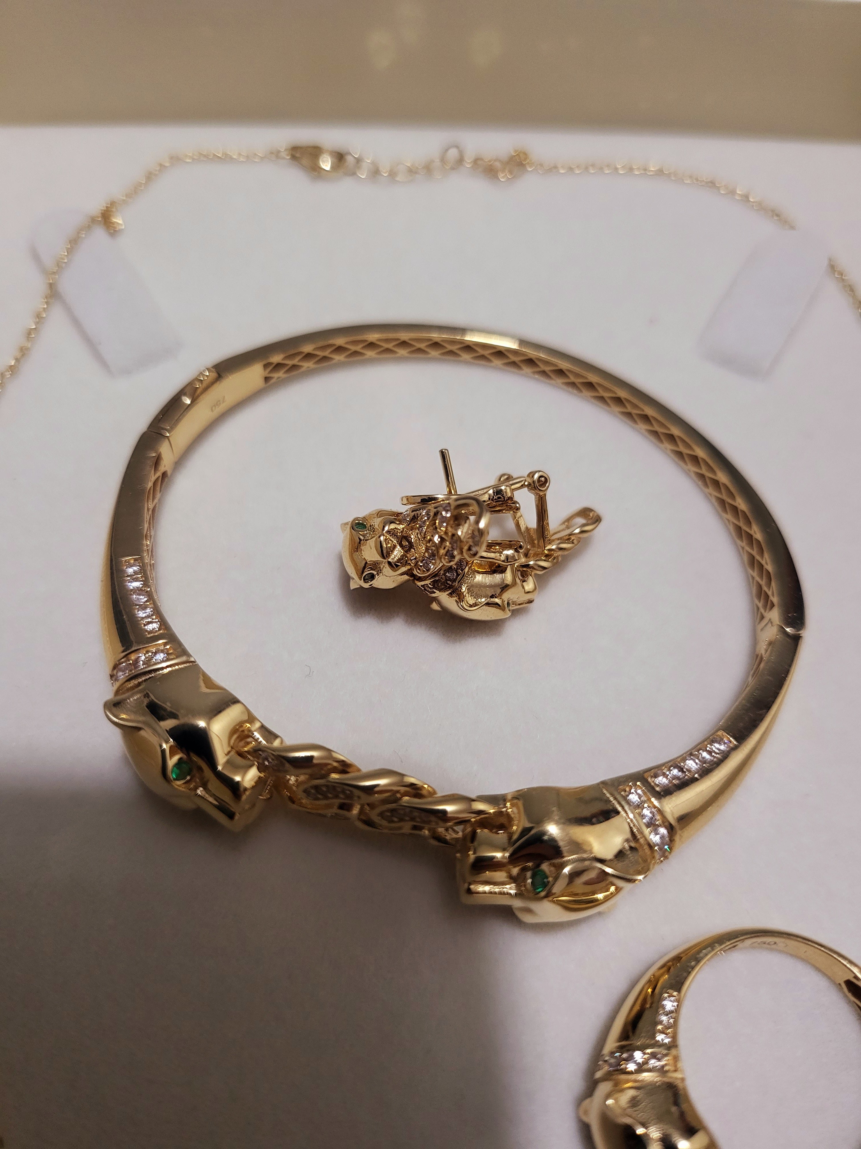 Completo donna oro 18kt 750%