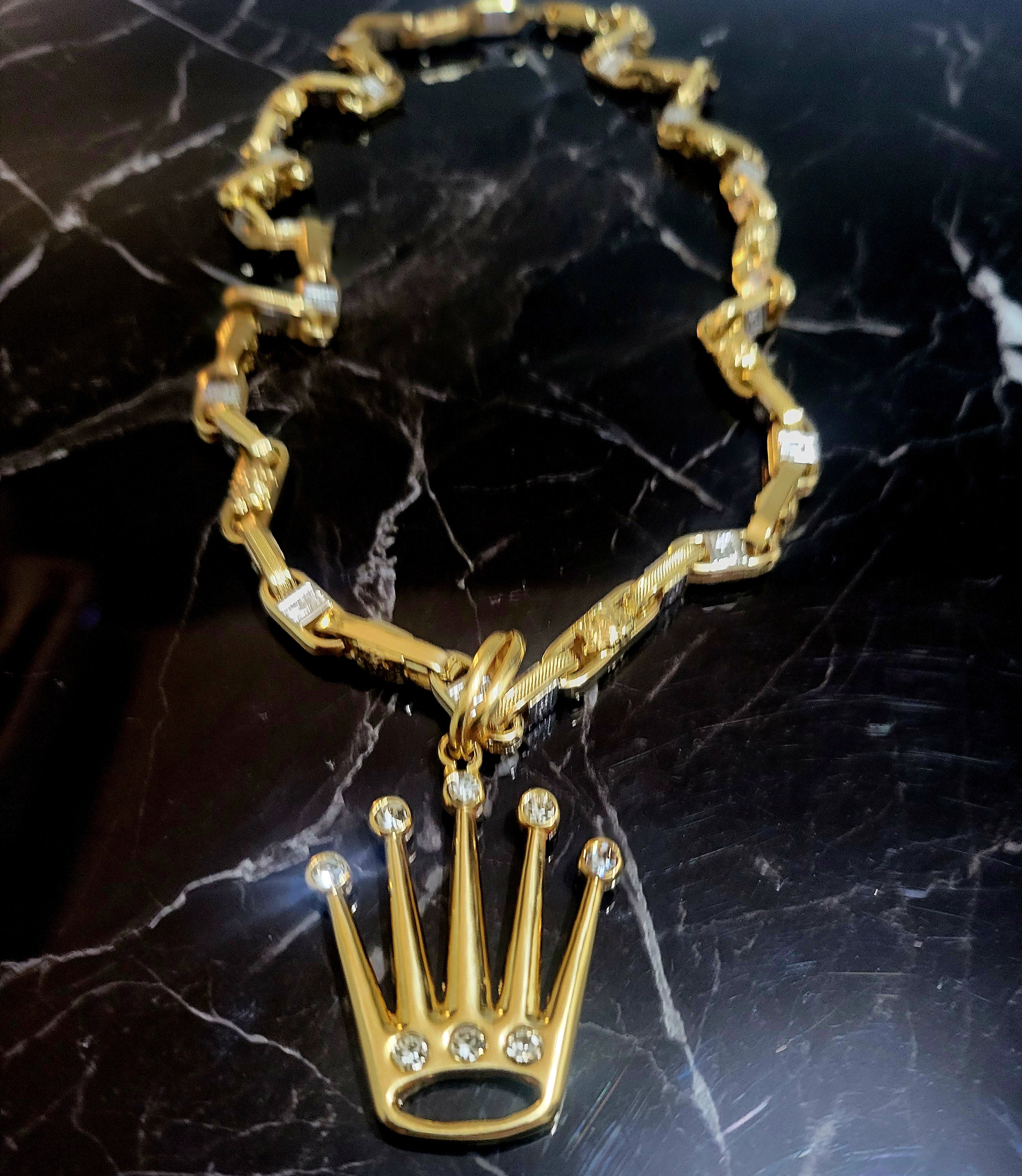 Collana oro 18kt 750%