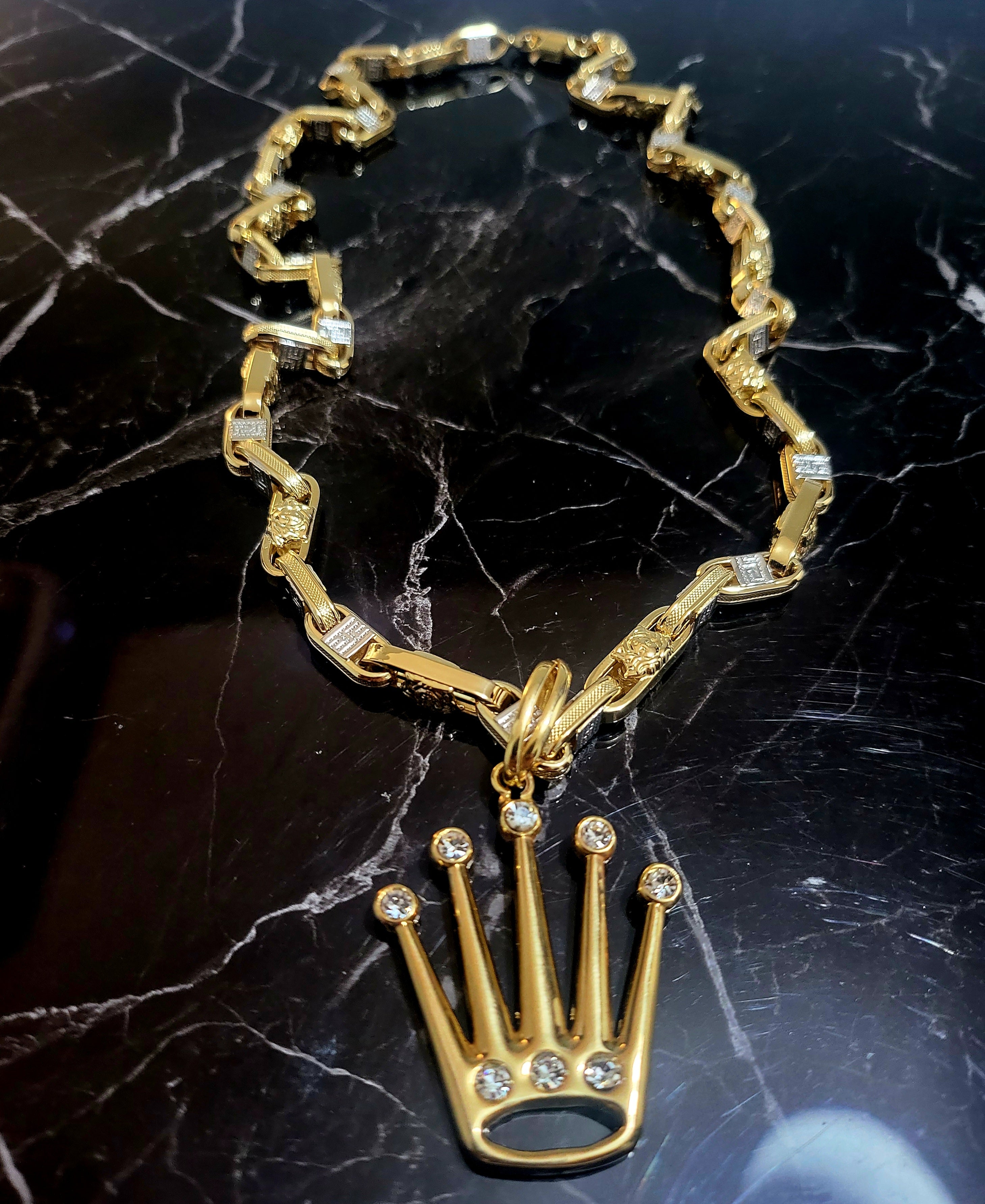 Collana oro 18kt 750%