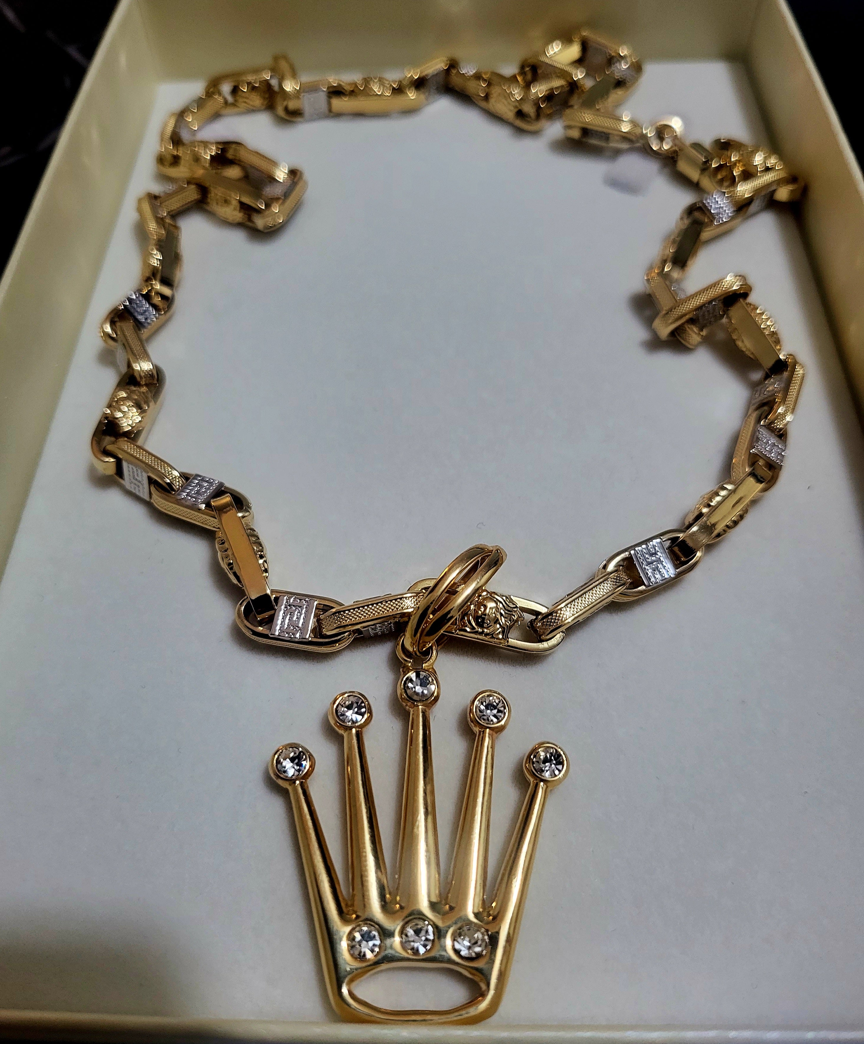Collana oro 18kt 750%