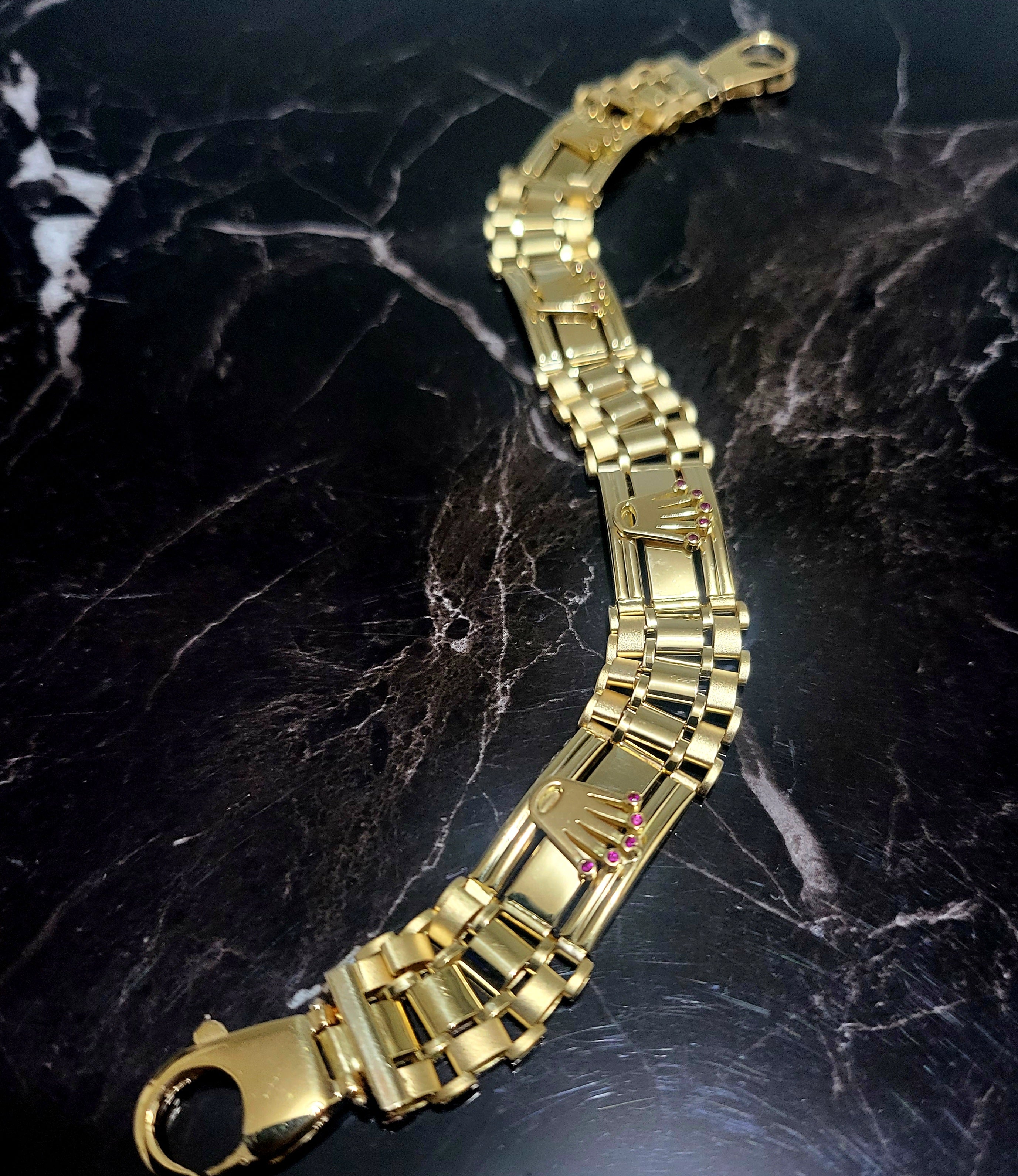 Bracciale oro 18kt 750%