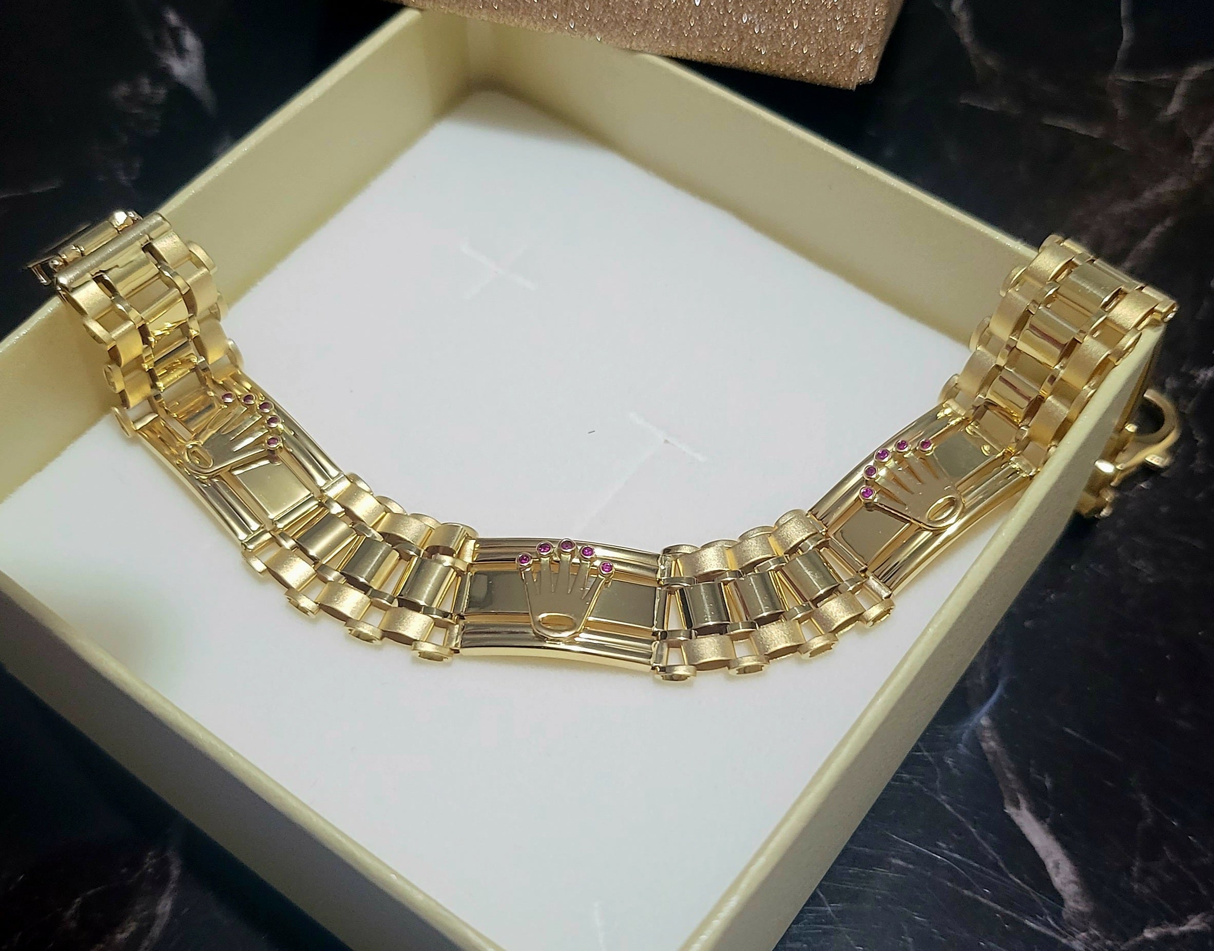 Bracciale oro 18kt 750%