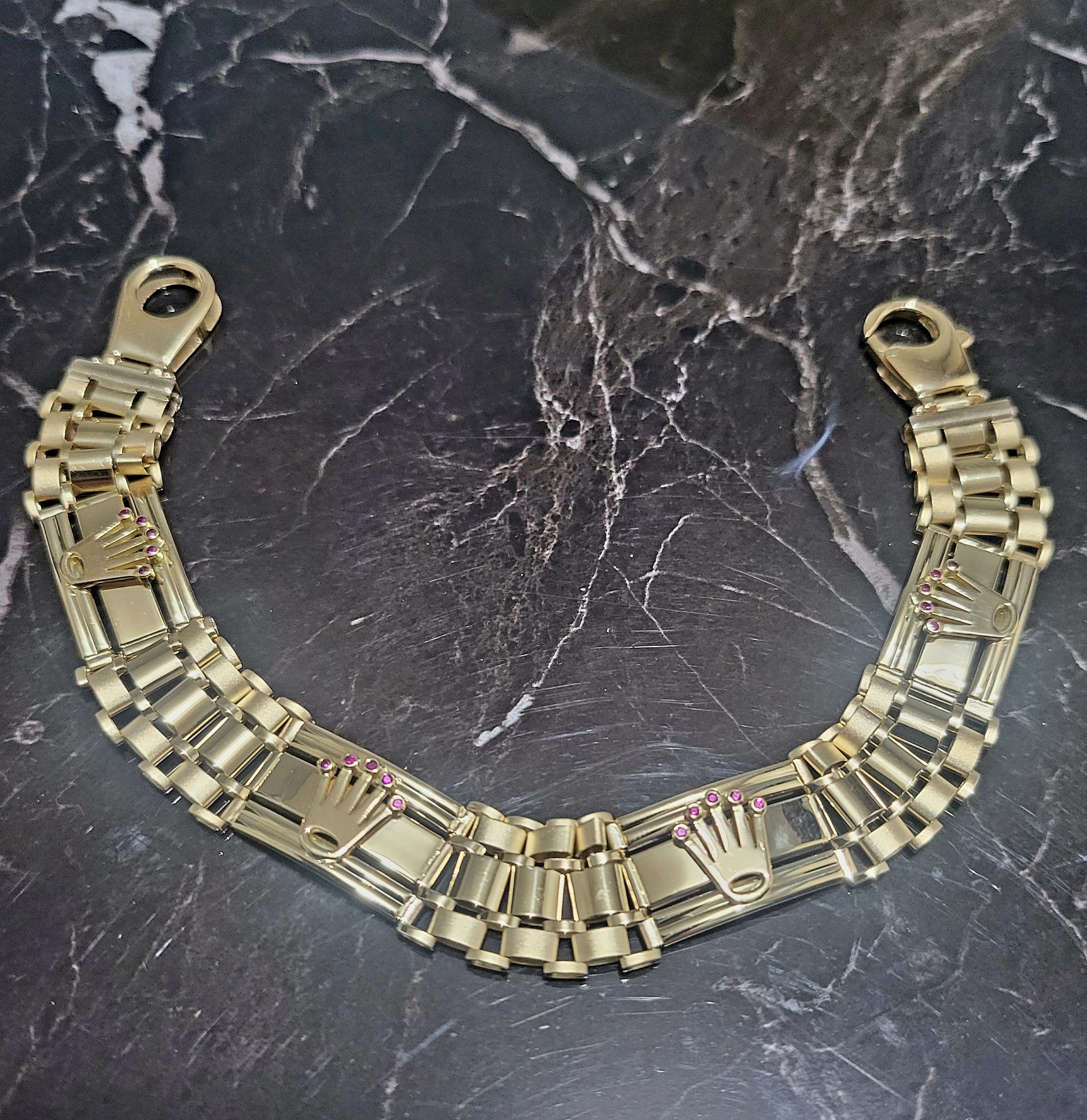 Bracciale oro 18kt 750%