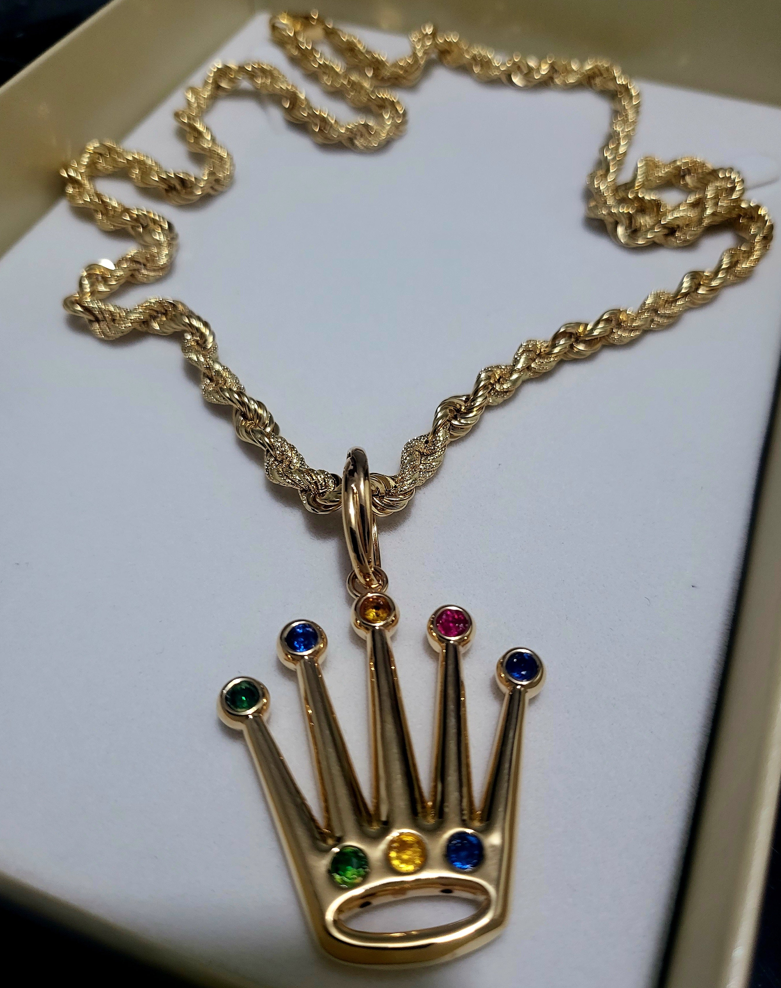 Collana oro 18kt 750%