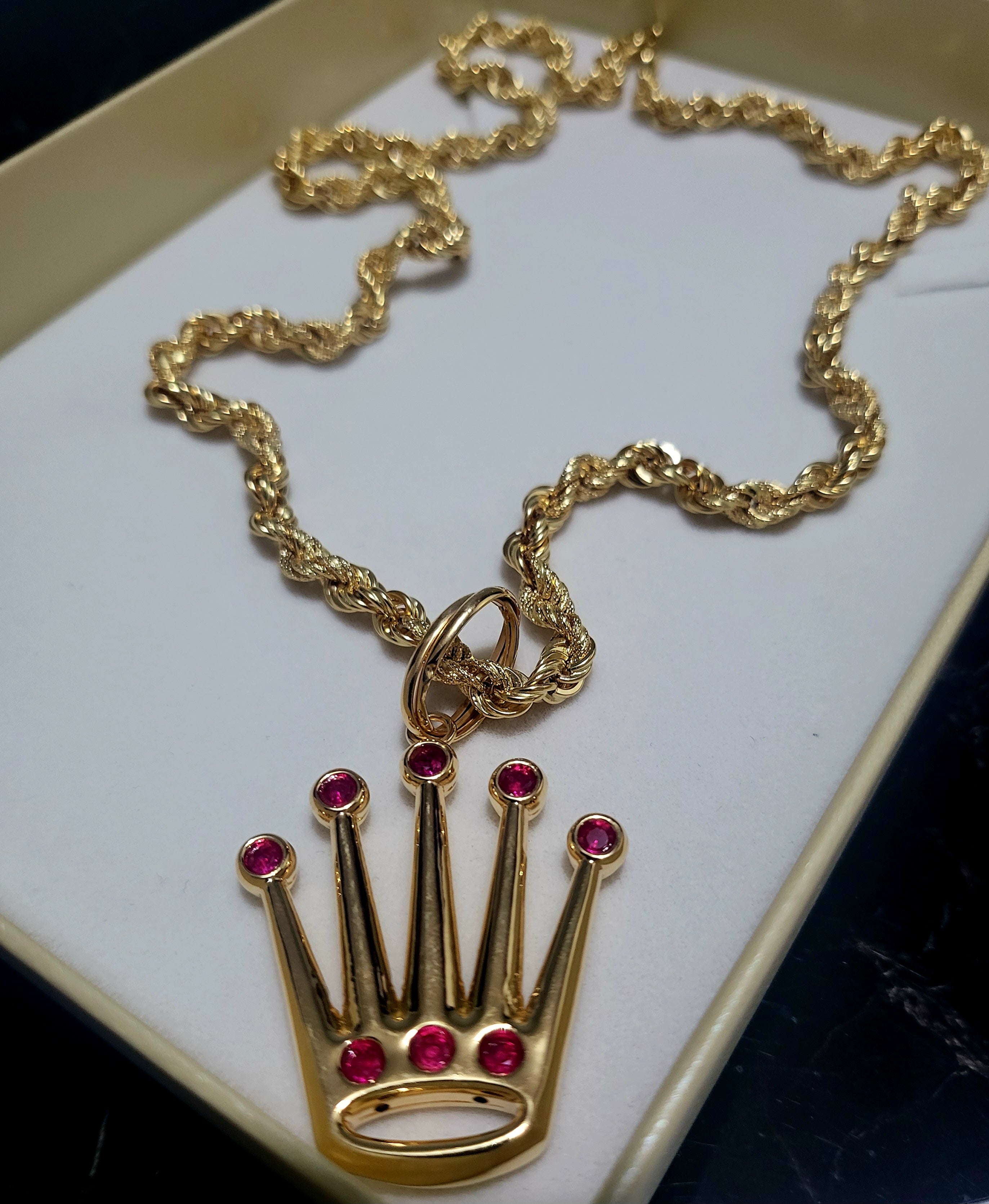 Collana oro 18kt 750%