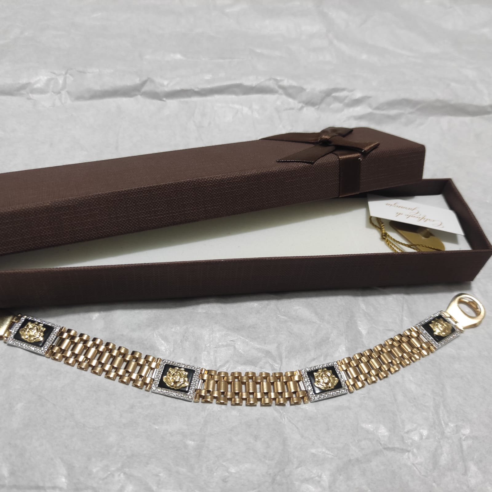 Bracciale 18kt medusa