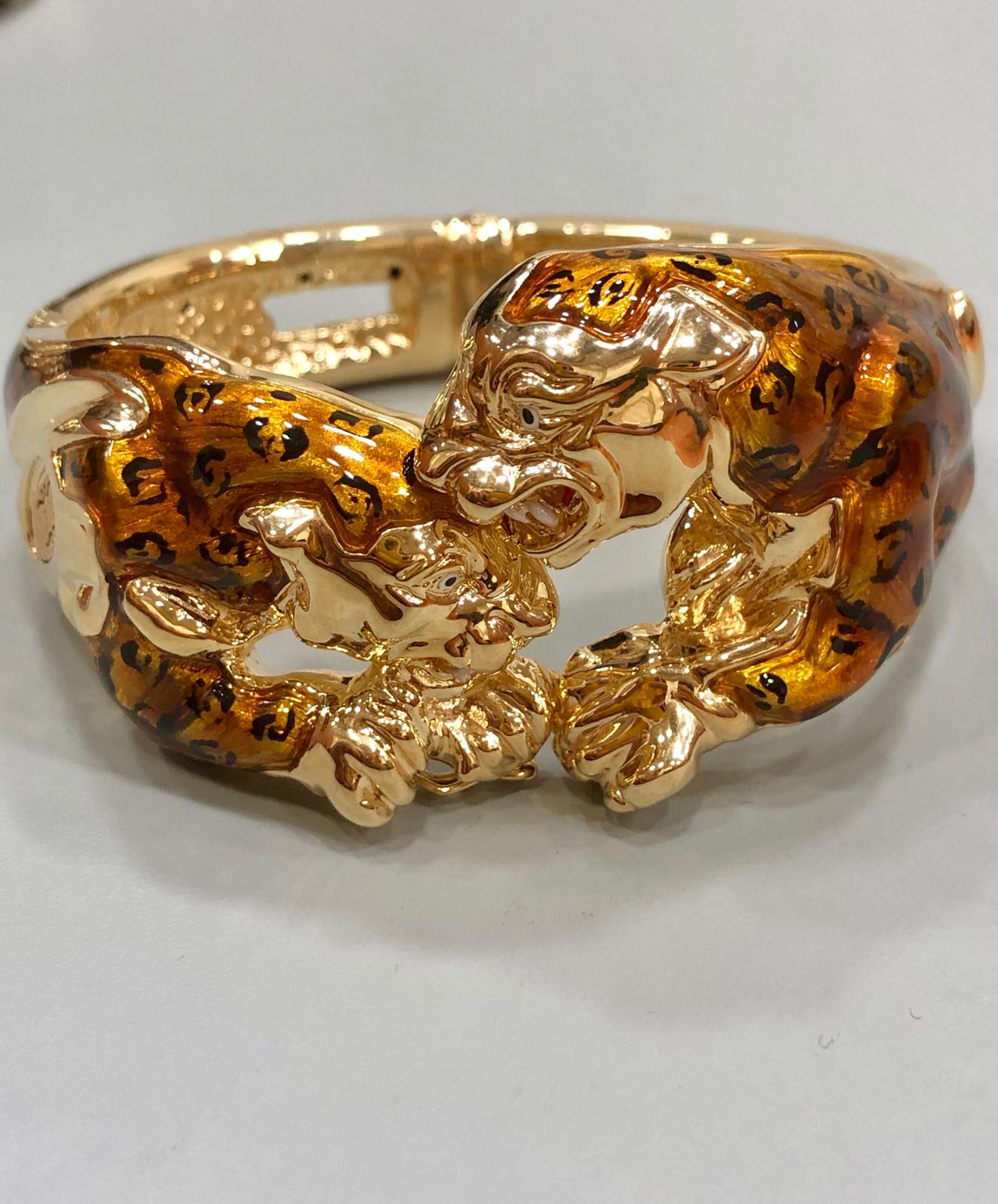 Bracciale 18kt Leopardo