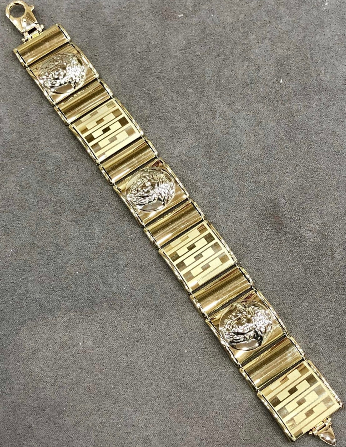 Bracciale 18kt a piastrine