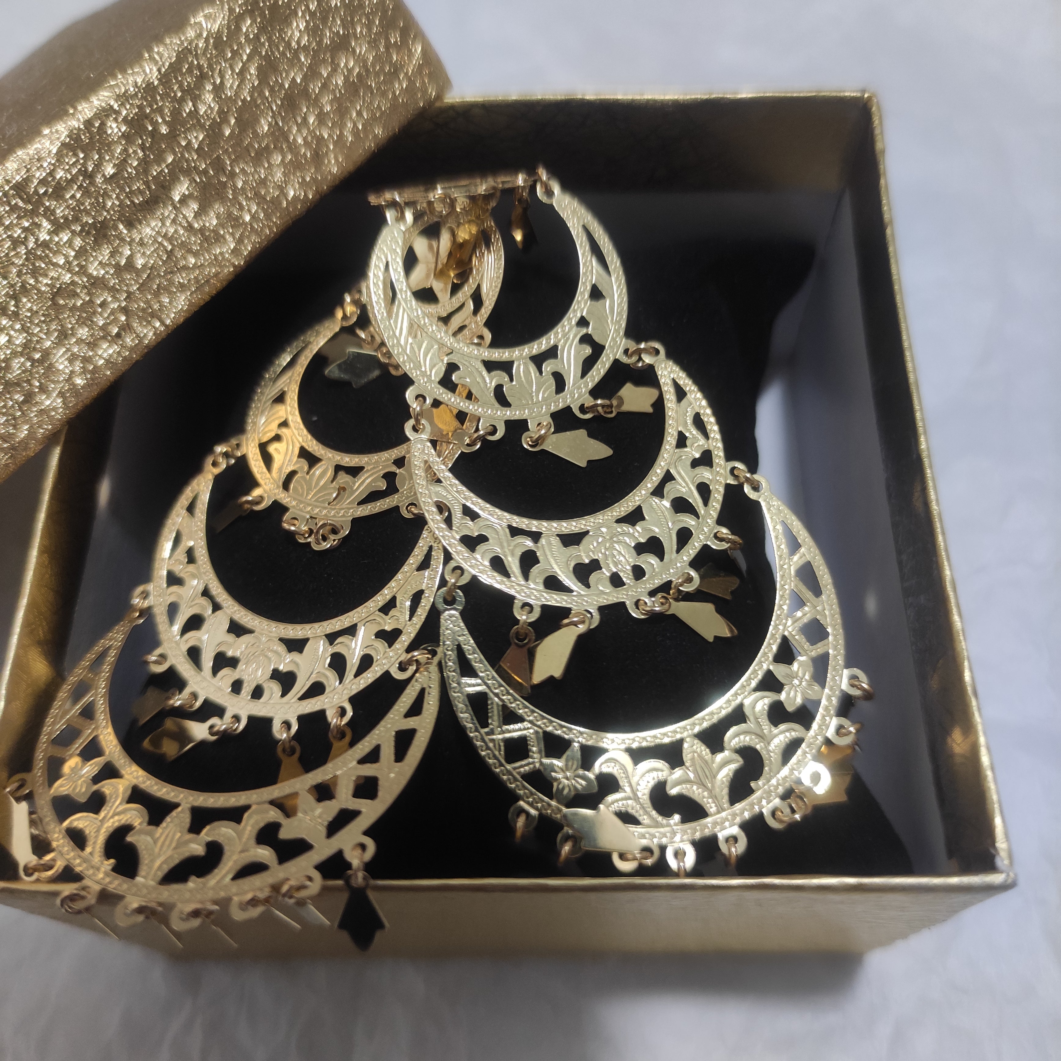Orecchini 18kt lunghi gipsy lady