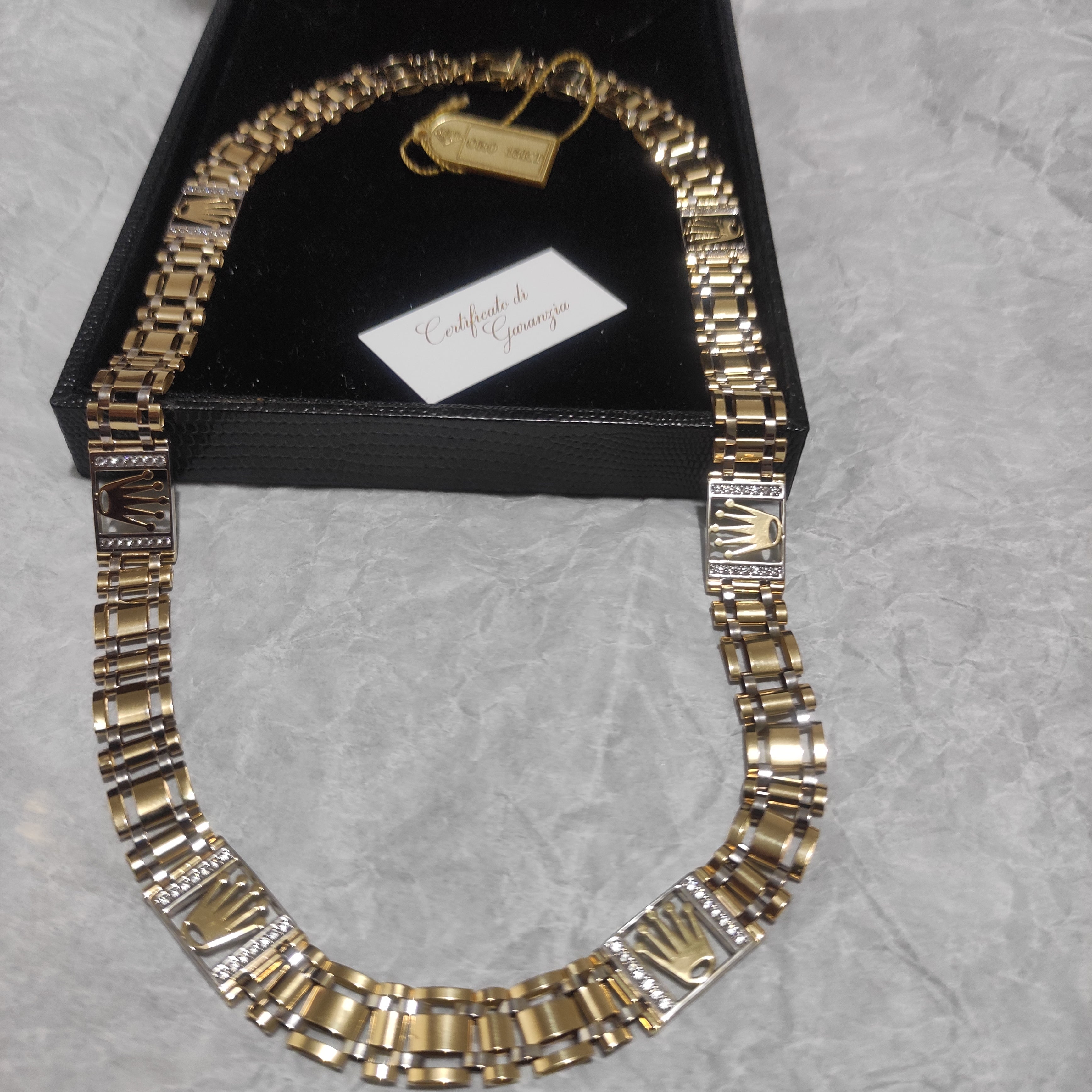 Collana oro 18 kt 750