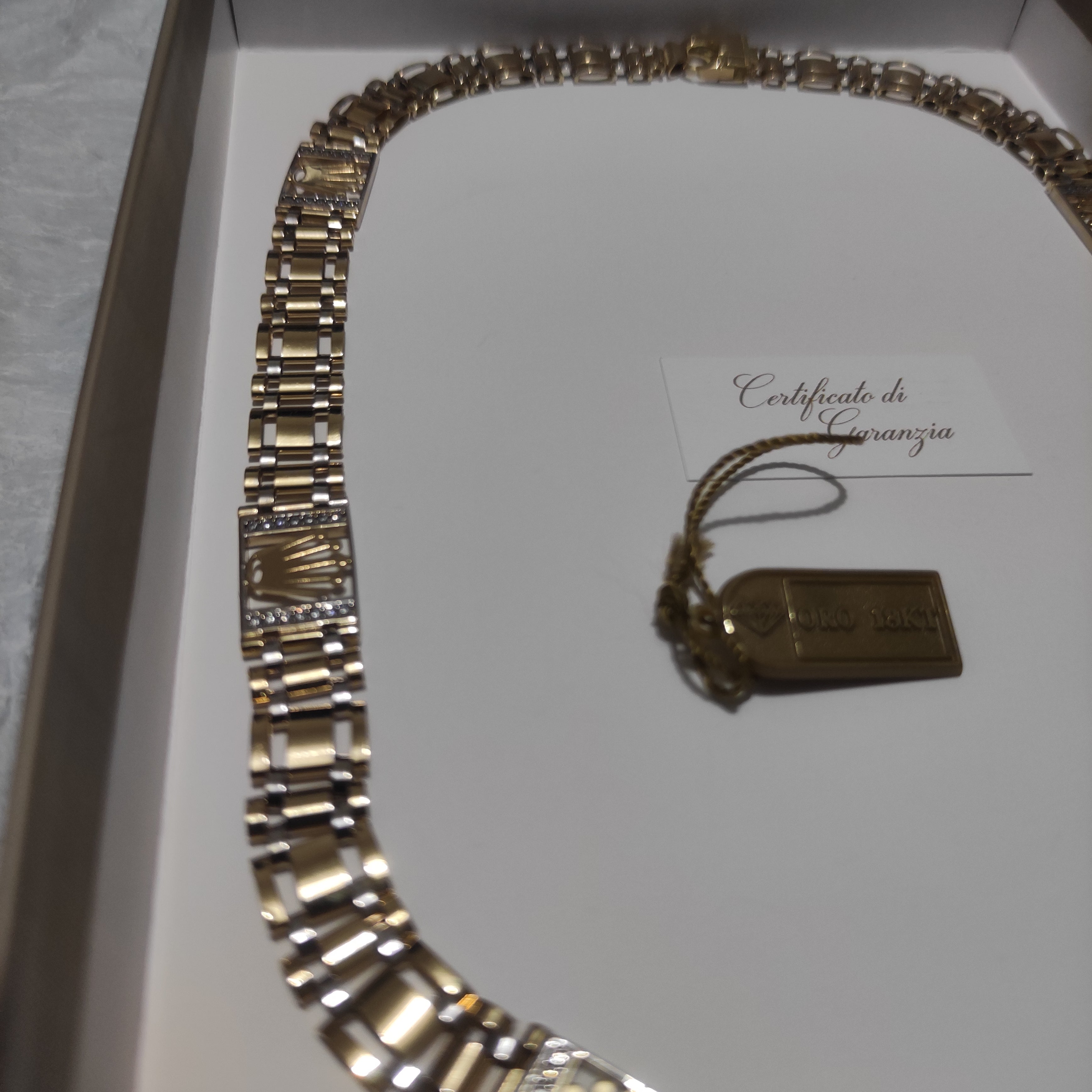 Collana oro 18 kt 750