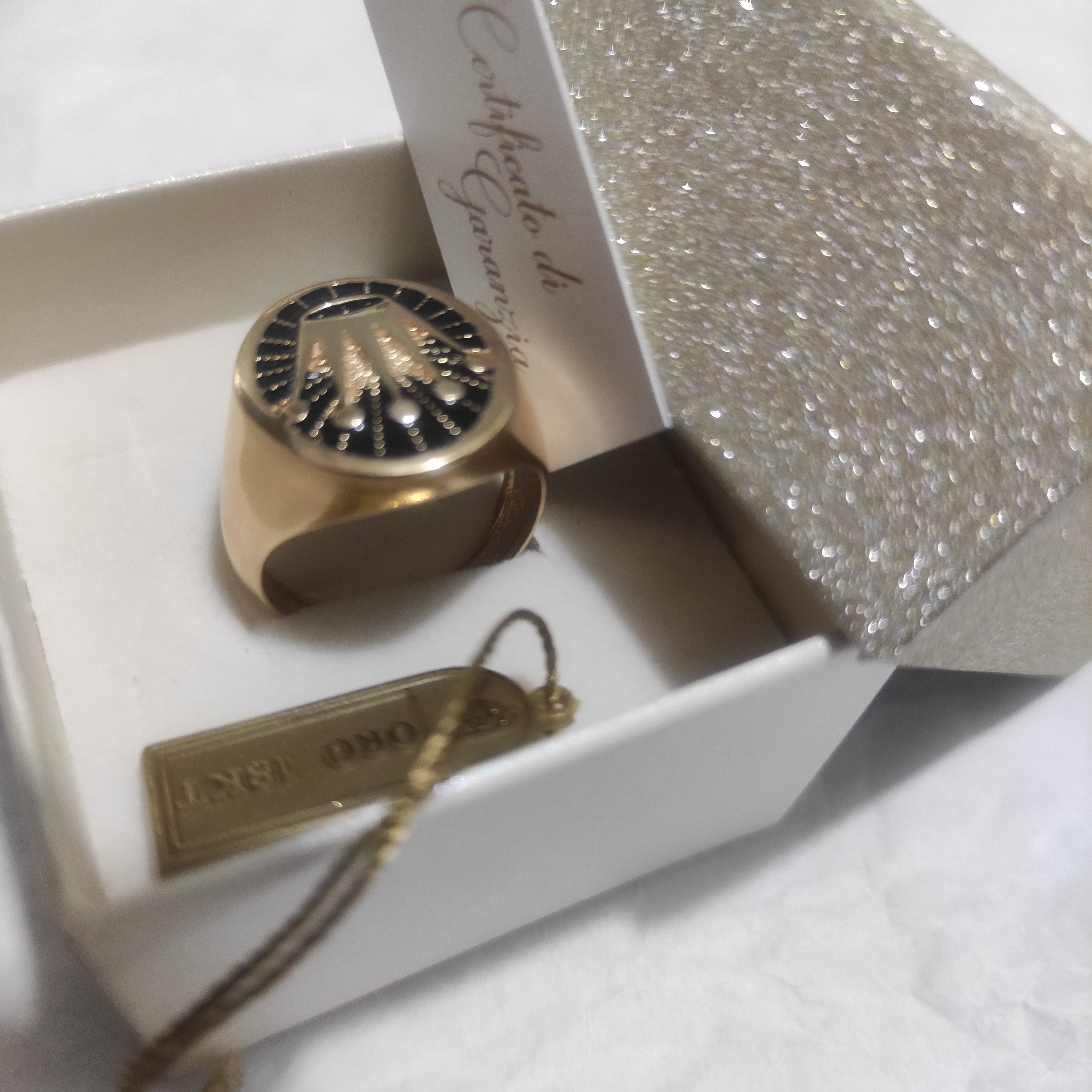 Anello oro 18kt 750%