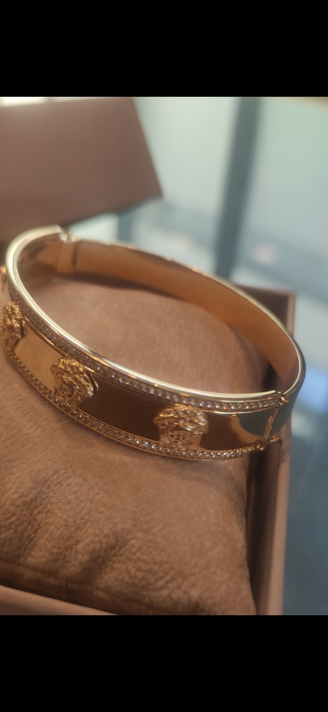 Bracciale oro medusa 18kt 750