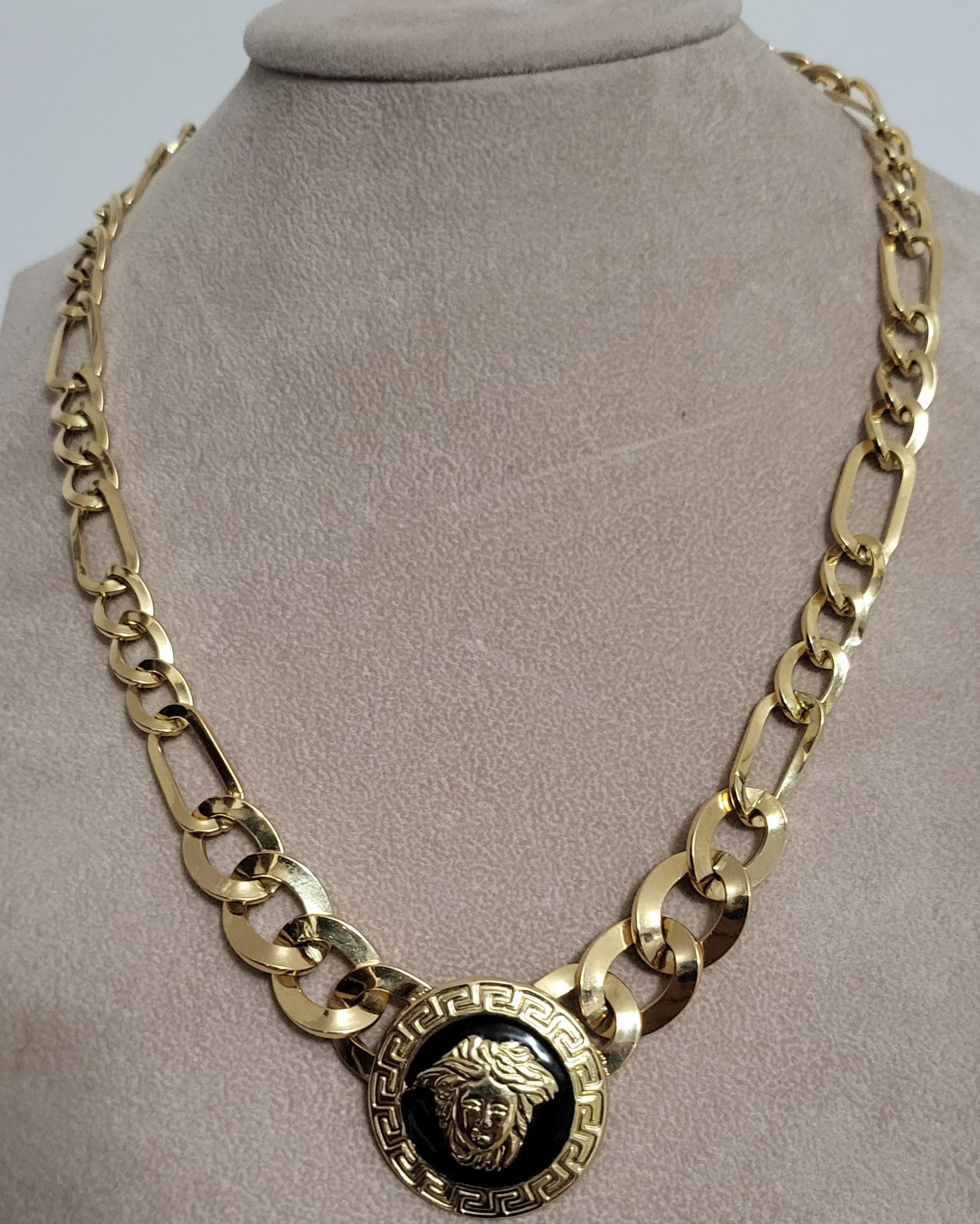 Girocollo artigianale oro 18kt 750%